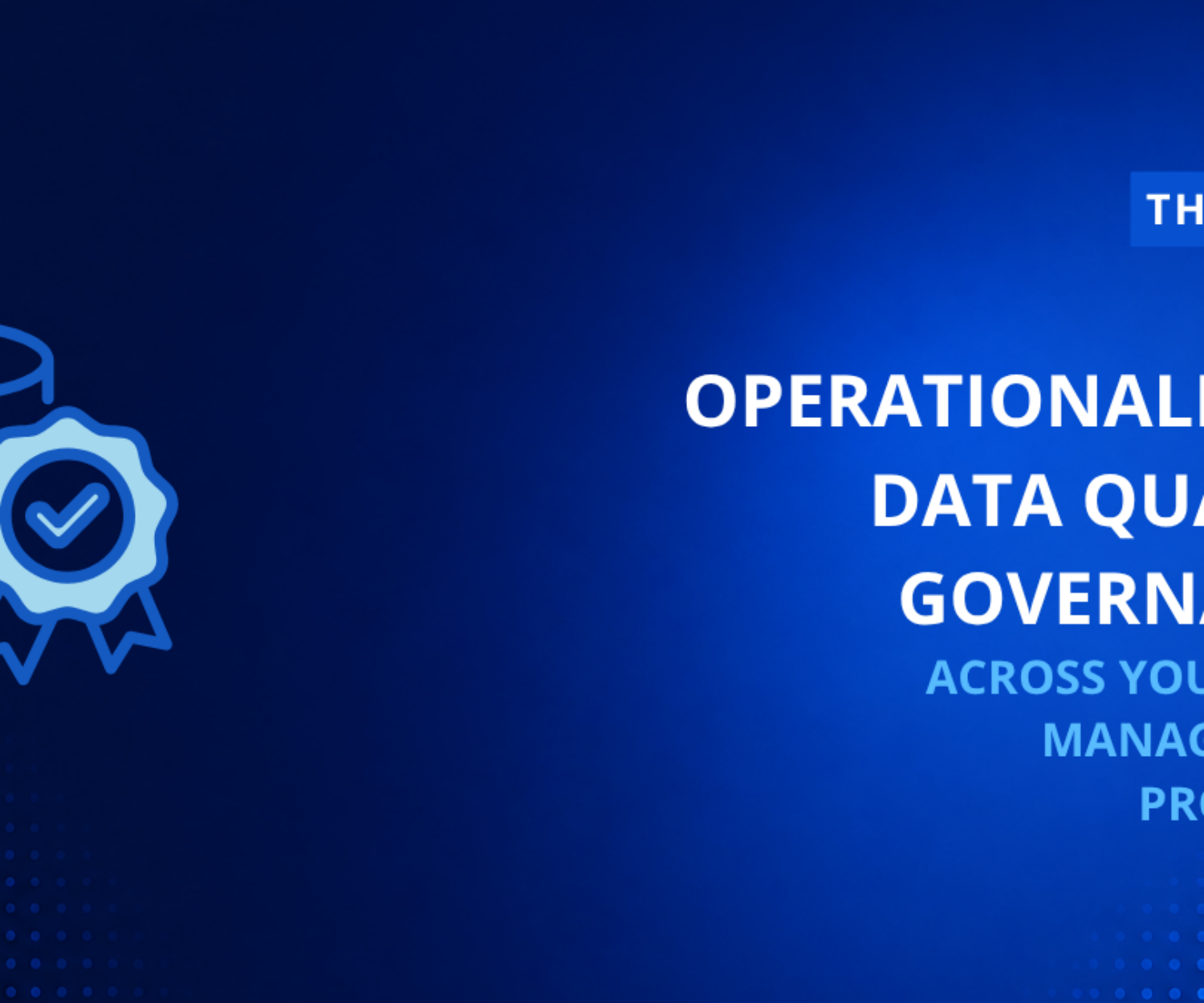 Operationalizing Data Quality Governance Across Your Lead Management Processes